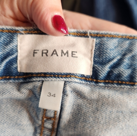 Frame Denim Light Blue High Rise Jeans - Picture 5 of 7